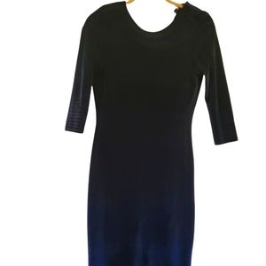 Navy Velvet Bodycon Dress